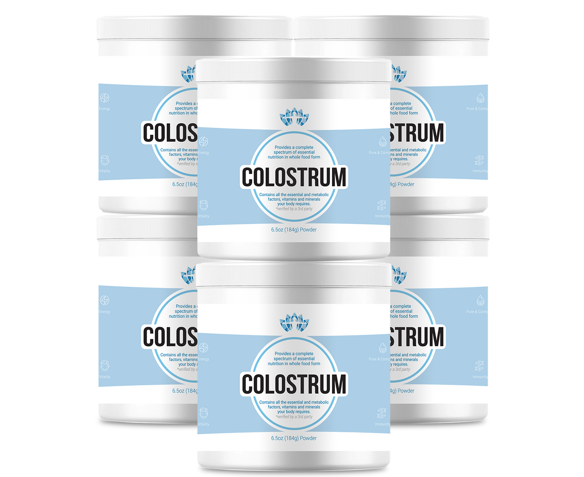 6 bottles of colostrum. Colostrum benefits have been proven to boost your immunity and provide optimum health. Colostrum is delicious and can be used in your favourite smoothie recipe.